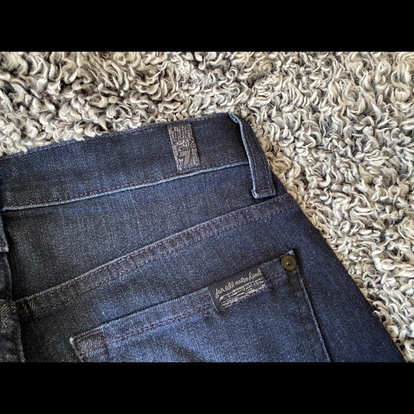 SOLD- 7 For All Mankind Flare Jeans | Size 25 - Picture 4 of 8